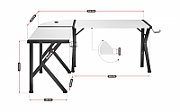 Gaming desk Huzaro Hero 6.3 White
