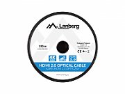 Lanberg CA-HDMI-20FB-1000-BK optical cable HDMI M/M 100m v2.0 4K AOC