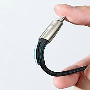 Audio Cable Mini Jack 3,5mm AUX Baseus Yiven 1m (black & silver)