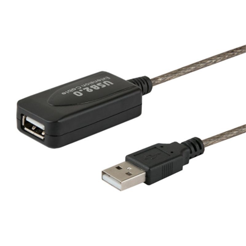 SAVIO CL-130 USB active port extension 10m USB 2.0-A male USB 2.0-A female Black