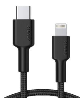 AUKEY CB-CL02 USB cable Quick Charge USB C-Lightning | 1.2m | Black