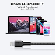 AUKEY CB-CL02 USB cable Quick Charge USB C-Lightning | 1.2m | Black