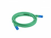 LANBERG PATCHCORD S/FTP CAT.6A 2M GREEN LSZH