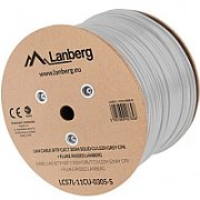 LANBERG CABLE UTP KAT.5E 305M WIRE CCA RED
