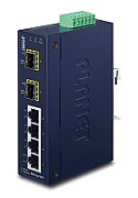 Planet PLANET ISW-621TF network switch Unmanaged L2 Fast Ethernet (10/100) Blue