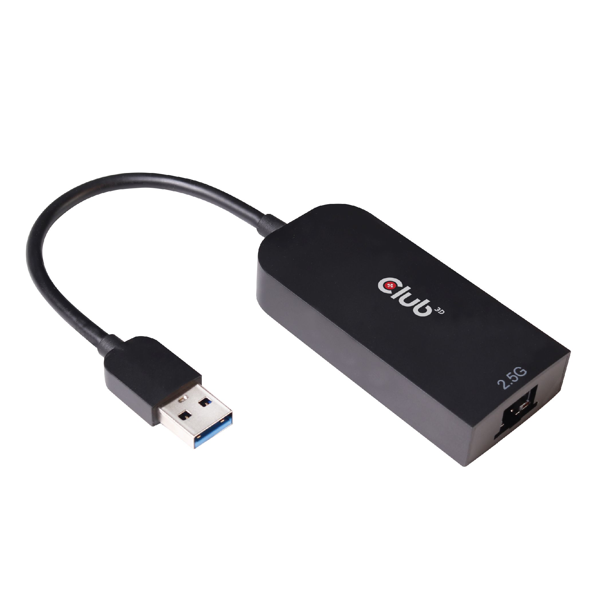 CLUB3D USB 3.2 Gen1 Type A to RJ45 2.5Gbps Adapter