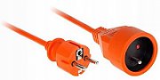 VERTEX PZO50M Retractable extension cable 50 m 3x2,5 mm Orange