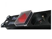 Alantec PZ081U3M power extension 3 m 8 AC outlet(s) Indoor Black