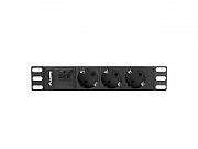 LANBERG POWER STRIP 10  RACK (1U, 16A, 3X SHUKO)