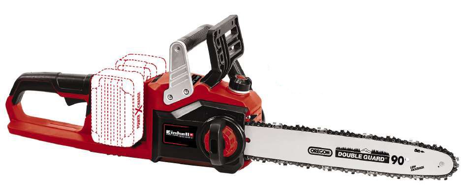 Einhell GE-LC 36/35 Li-Solo Black, Red