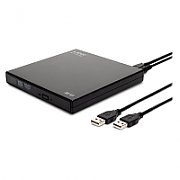SAVIO AK-43 optical disc / External Slim drive DVD±R/RW CD±R/RW Black
