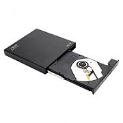 SAVIO AK-43 optical disc / External Slim drive DVD±R/RW CD±R/RW Black