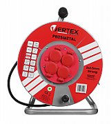 Extension cable VERTEX PB25METAL 3x2,5 mm Black