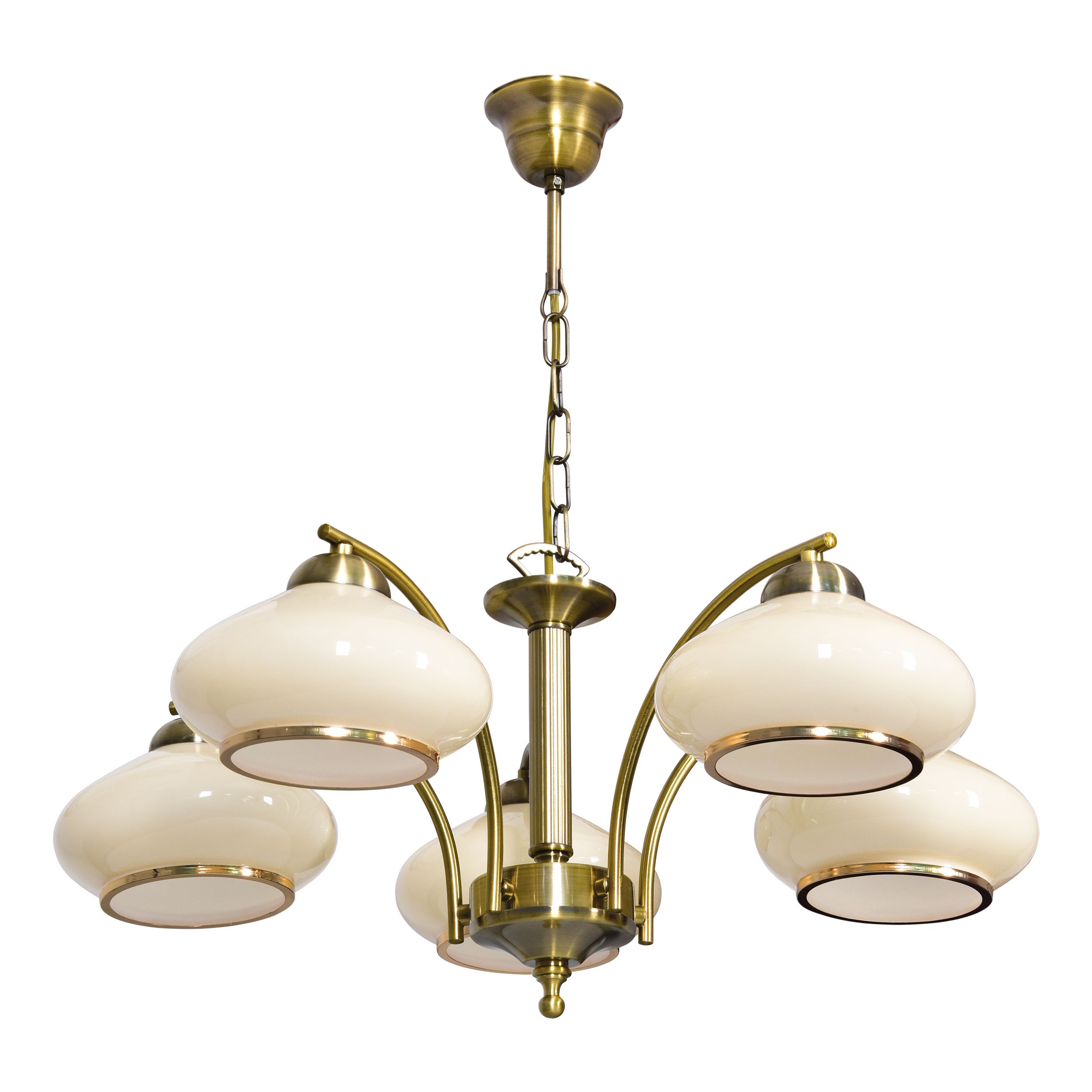 Activejet Ceiling lamp AJE-RITA 5P E27 5x40W Patina