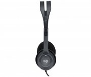Logitech H111 Stereo Headset Wired Head-band Office/Call center Grey