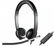 Logitech H650e Headset Head-band Black, Silver