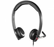 Logitech H650e Headset Head-band Black, Silver