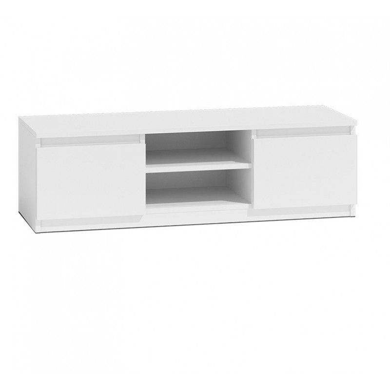 Topeshop RTV120 BIEL TV stand/entertainment centre 2 shelves