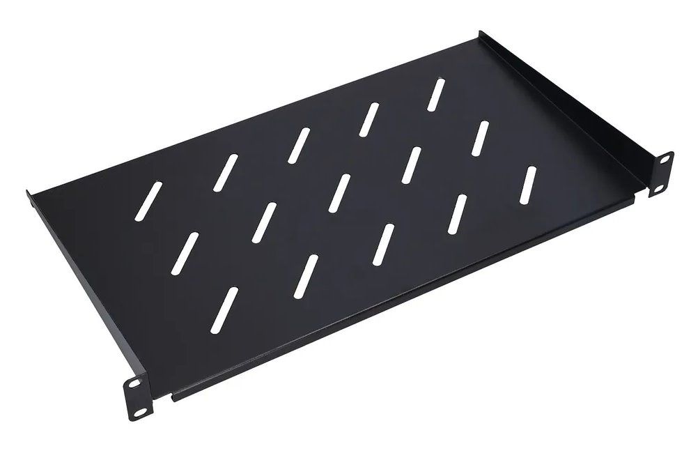 Shelf for Extralink 1U 19  rack 350 mm Black