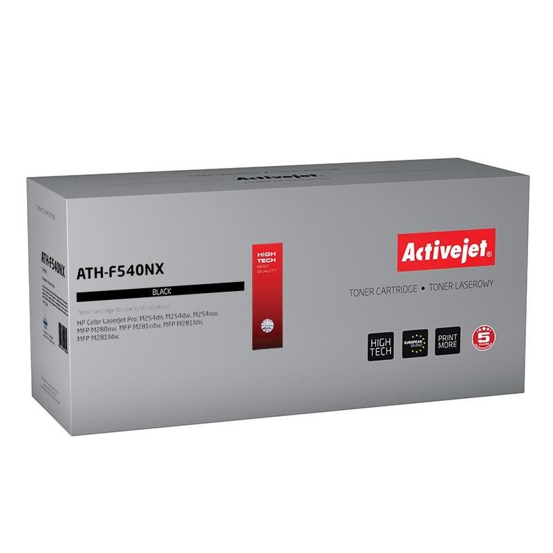 Activejet ATH-F540NX toner for HP printer HP 203X CF540X replacement Supreme 3200 pages black