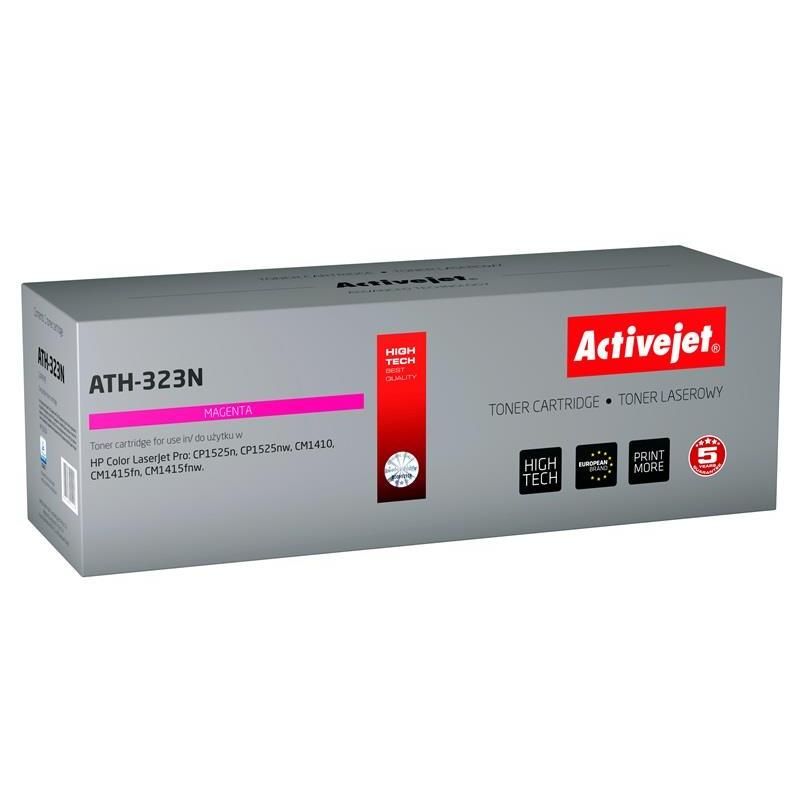 Activejet ATH-323N toner for HP printer HP 128A CE323A replacement Supreme 1300 pages magenta