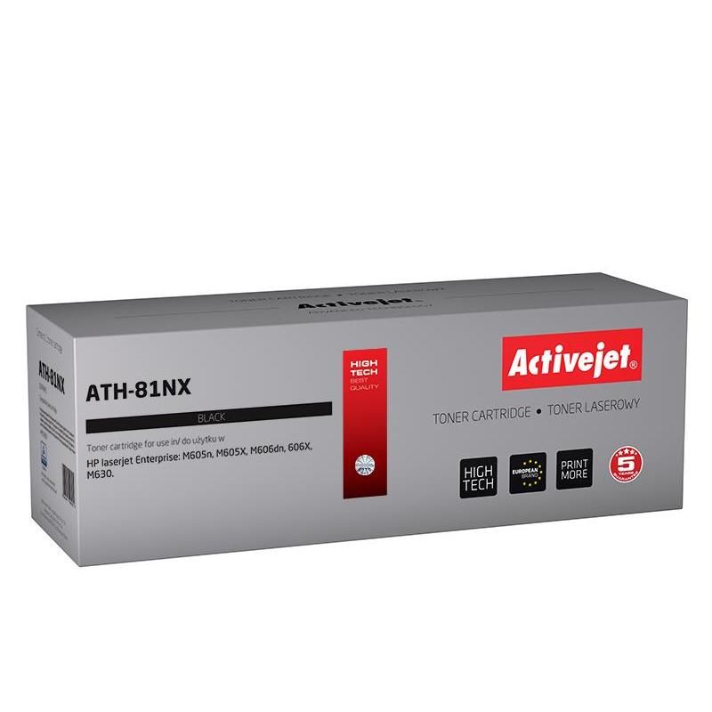 Activejet ATH-81NX toner for HP printer HP 81X CF281X replacement Supreme 25000 pages black