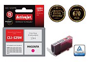 Cartus cerneala Activejet ACC-521MN ,Magenta ,10 ml (compatibil cu Canon ACC-521MN) 