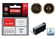 Cartus cerneala Activejet ACC-521CN ,Albastru ,10 ml (compatibil cu Canon ACC-521CN) 