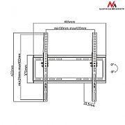 Maclean MC-774 TV stand 32-55  max vesa 400x400 35kg