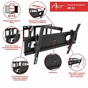 Mount to the 14-42  LCD/LED TV 35KG ART AR-44