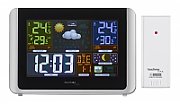 Technoline WS 6442 digital weather station Black, Silver LCD Battery