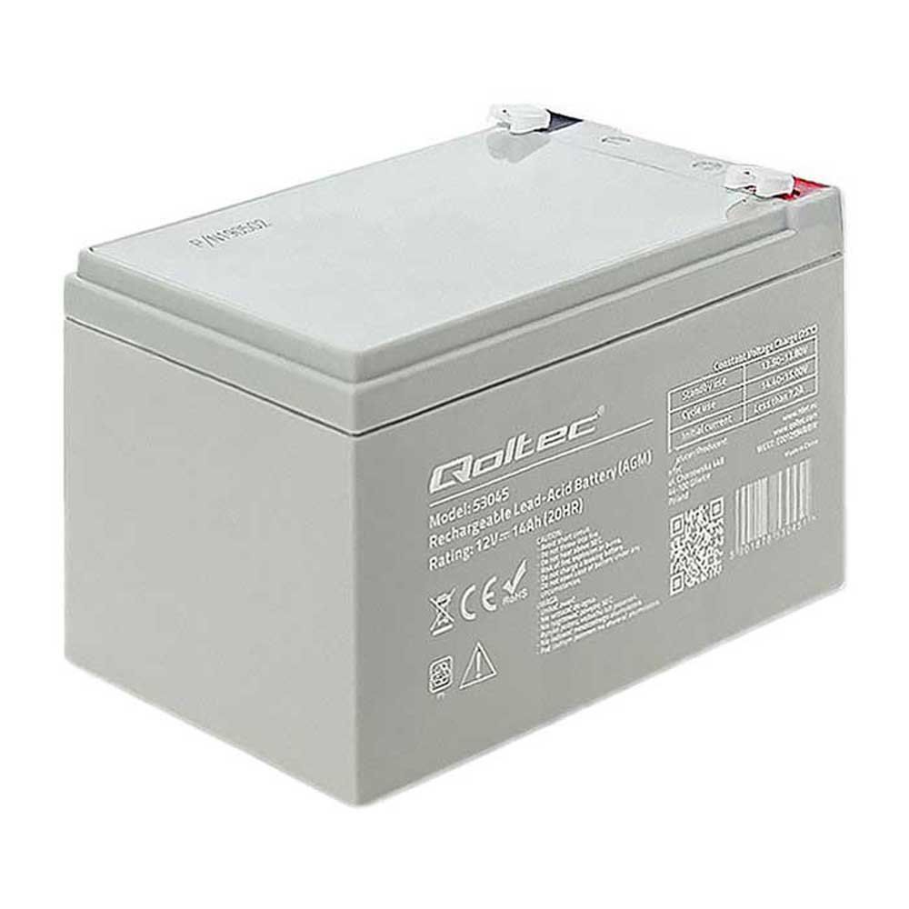 Qoltec 53045 AGM battery | 12V | 14Ah | max. 210A