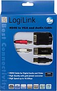 CABLU video LOGILINK, VGA (T) la VGA (T), 20m, dublu ecranat, negru,  CV0018  (include TV 1.5 lei)