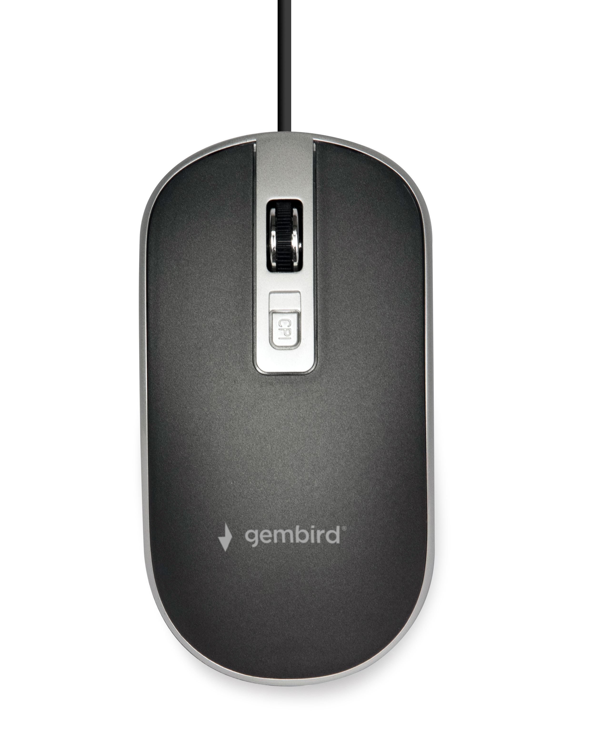 GEMBIRD MUS-4B-06-BS Optical mouse USB black/silver