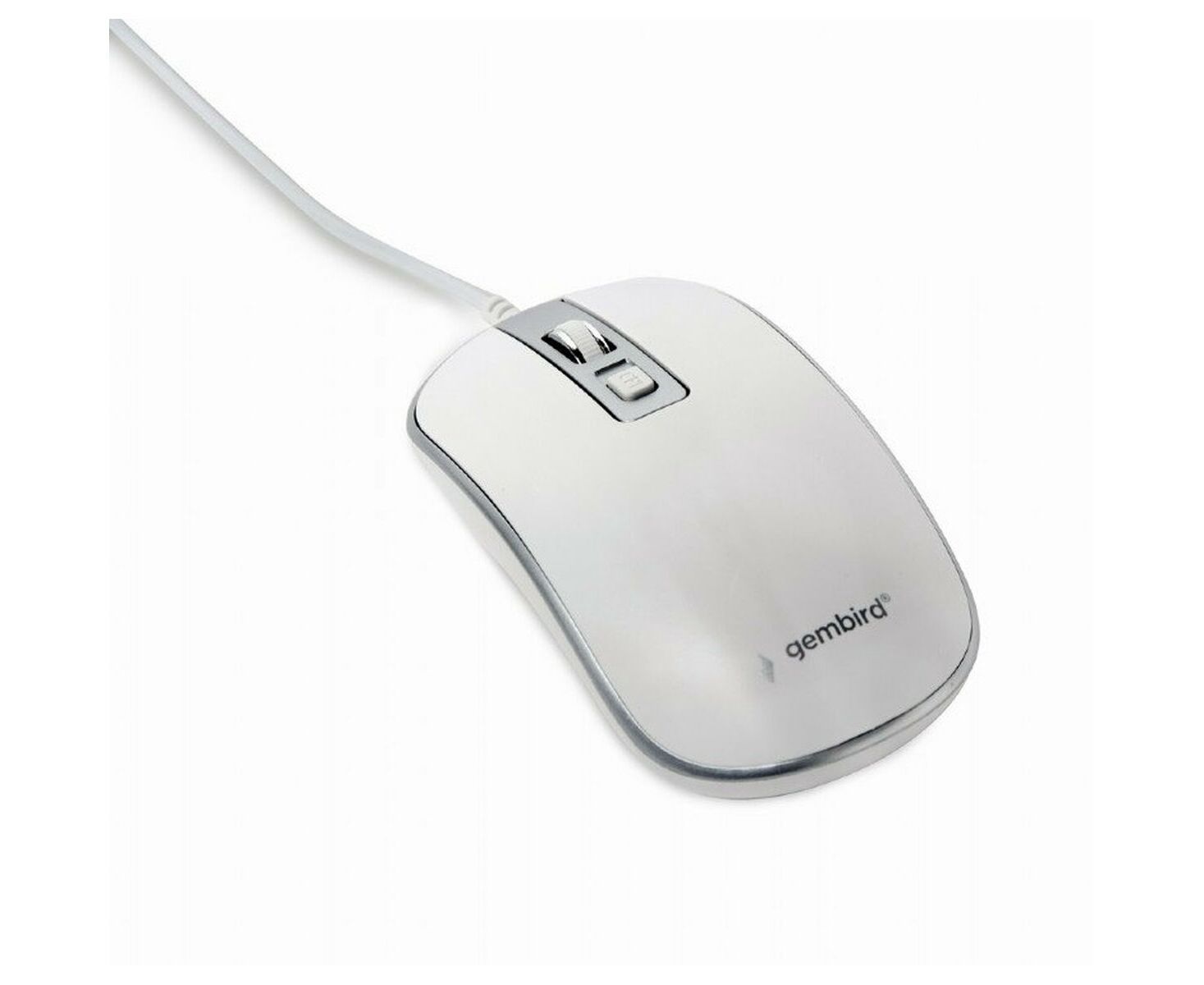 GEMBIRD MUS-4B-06-WS Optical mouse USB white/silver