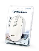 GEMBIRD MUS-4B-06-WS Optical mouse USB white/silver