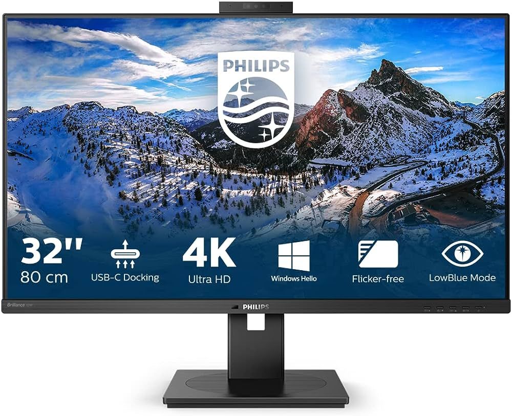 Monitor 31.5 inch WLED Philips 329P1H 3840 x 2160 pixeli, 60 Hz, 4 ms, Negru