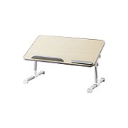 MASUTA SPACER notebook, 17 ,52x30x1.2cm, inaltime reglabila 24-32cm, Inclinare ajustabila pana la 30grade, stopper laptop, armrest mouse silicon  Crem,   SPNS-TABLE 