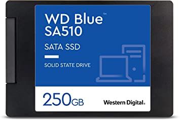 Western Digital WD Blue SA510 SSD 250GB SATA III 6Gb/s cased 2.5inch 7mm internal single-packed