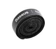 ORGANIZATOR cabluri tip Velcro Baseus Colourful Circle, 1m, negru  ACMGT-E01  - 6953156293441