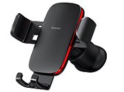 SUPORT AUTO Baseus Metal Age II pt. SmartPhone, fixare grila ventilatie, ofera posibilitatea reglarii unghiului de vizionare pe verticala si orizontala (360 de grade), negru  SUJS000001  - 6932172605216