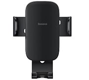 SUPORT AUTO Baseus Metal Age II pt. SmartPhone, fixare grila ventilatie, ofera posibilitatea reglarii unghiului de vizionare pe verticala si orizontala (360 de grade), negru  SUJS000001  - 6932172605216