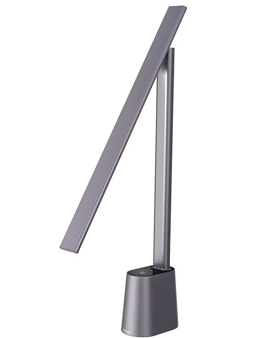 LAMPA BIROU LED Baseus Smart Eye Series, putere 5W, 3 trepte intensitate luminoasa, material ABS+PC+aliaj de aluminiu, rotire 180 grade, alimentare: cablu USB Type-C inclus, gri  DGZG-0G  (include TV 0.75lei) - 6953156204997