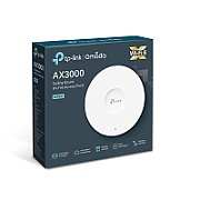 TP-LINK ACCESS POINT TP-LINK wireless AX3000 Mbps dual band, 1 port Gigabit, 4 antene interne, IEEE802.3at PoE, WiFi 6, montare pe tavan/perete  EAP653  (include TV 1.75lei)