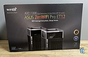 Asus Asus Tri band home Mesh ZENwifi PRO system, ET12(2-PK) pack, AXE11000 1148+4804+4804Mbps,10 X antene interne, Tri-Band: 2.4GHz 4x4, 5GHz 4x4, 6GHz 4x4, Procesor: 2.0 GHz quad-core 64bits, Memorie: 256 MB Flash, 1GB RAM, interfata: RJ45 for 2.5G BaseT for WAN x 1, RJ45 for 2.5G BaseT for LAN x 1