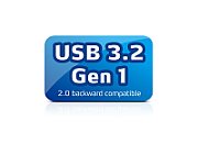 USB Flash Drive ADATA UR340 32GB, black metalic, USB 3.2