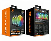 Ventilator Cougar CF-VX12HB3-RGB ,120 x 120 x 25 mm ,600 - 1500 RPM ,Negru ,ARGB 