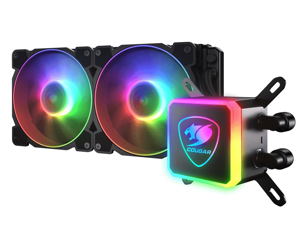 Aqua ARGB 360 3MAQR360.0004 COUGAR AIO Liquid Cooling Aqua ARGB 360 (Aqua ARGB 360 *1 + 120mm RGB Fan x3+remove control)