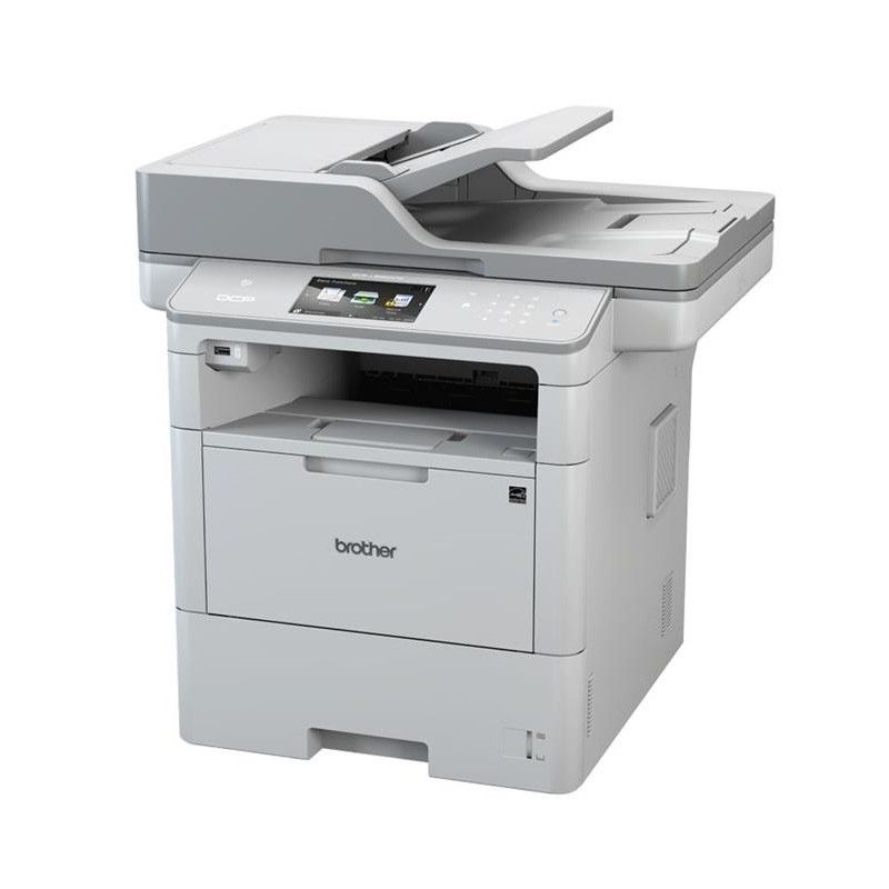 Imprimanta laser monocrom Brother DCP-L6600DW, A4, duplex, USB 2.0, Wi-Fi, NFC, 46 ppm