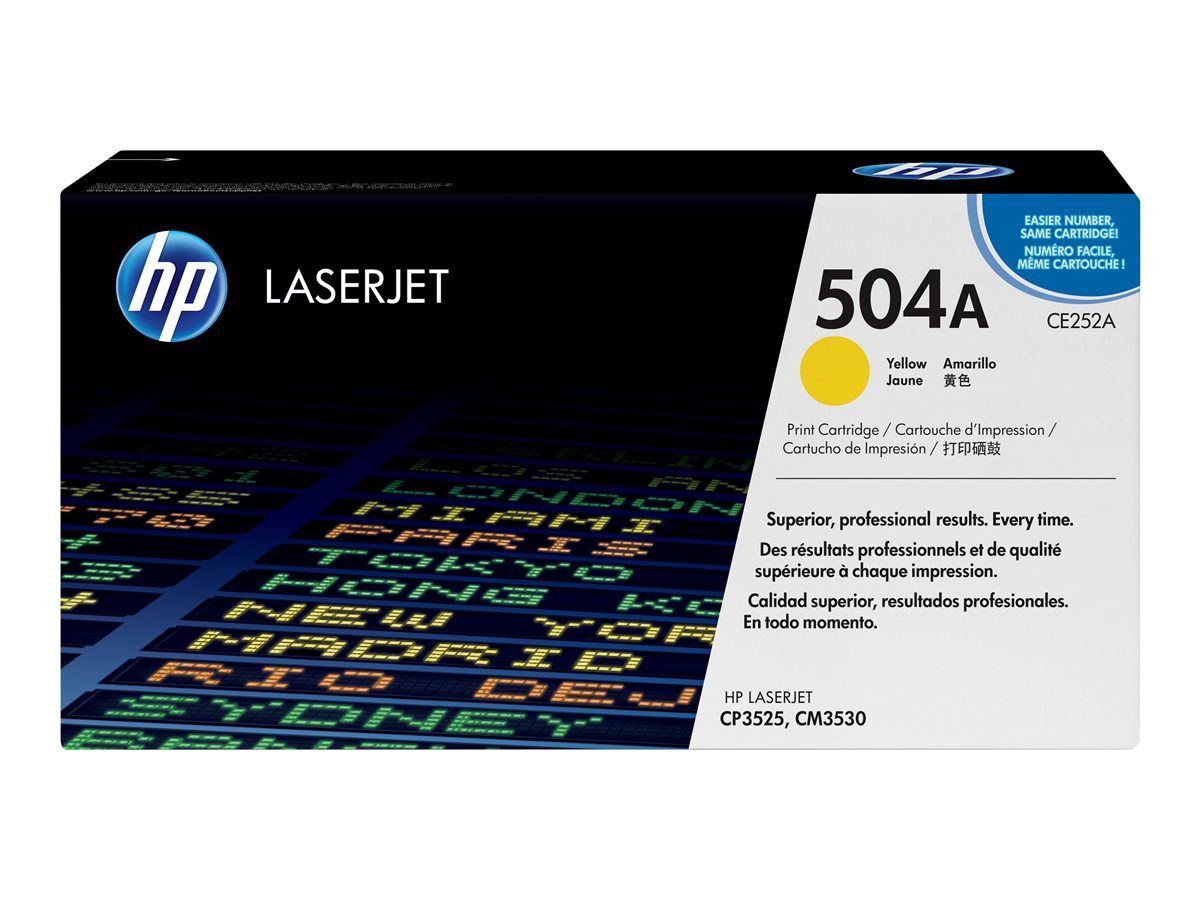 Cartus toner HP CE252A ,Galben ,7000 pagini ,Original (504A) 
